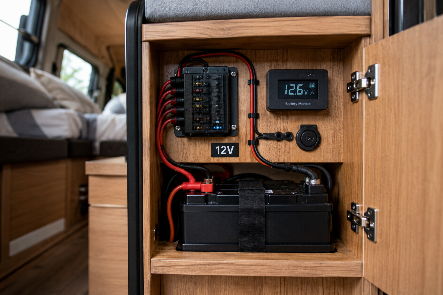 Instalación eléctrica 12V para camper