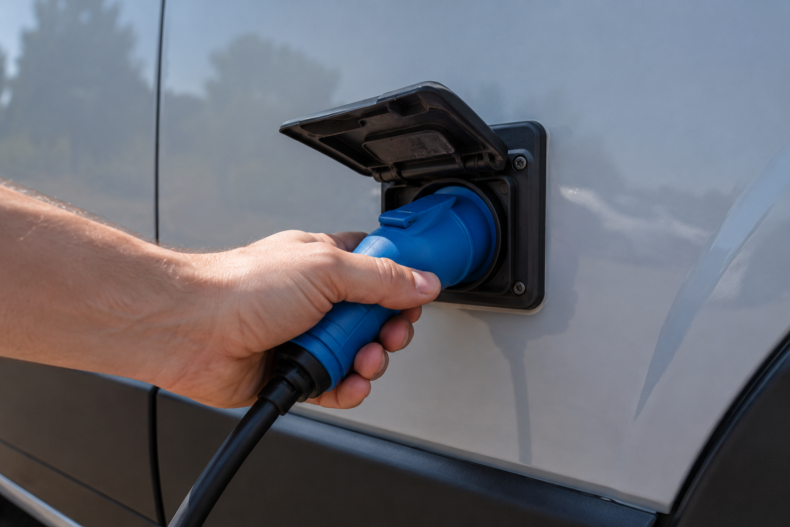Instalación de toma exterior 220V en furgoneta camper